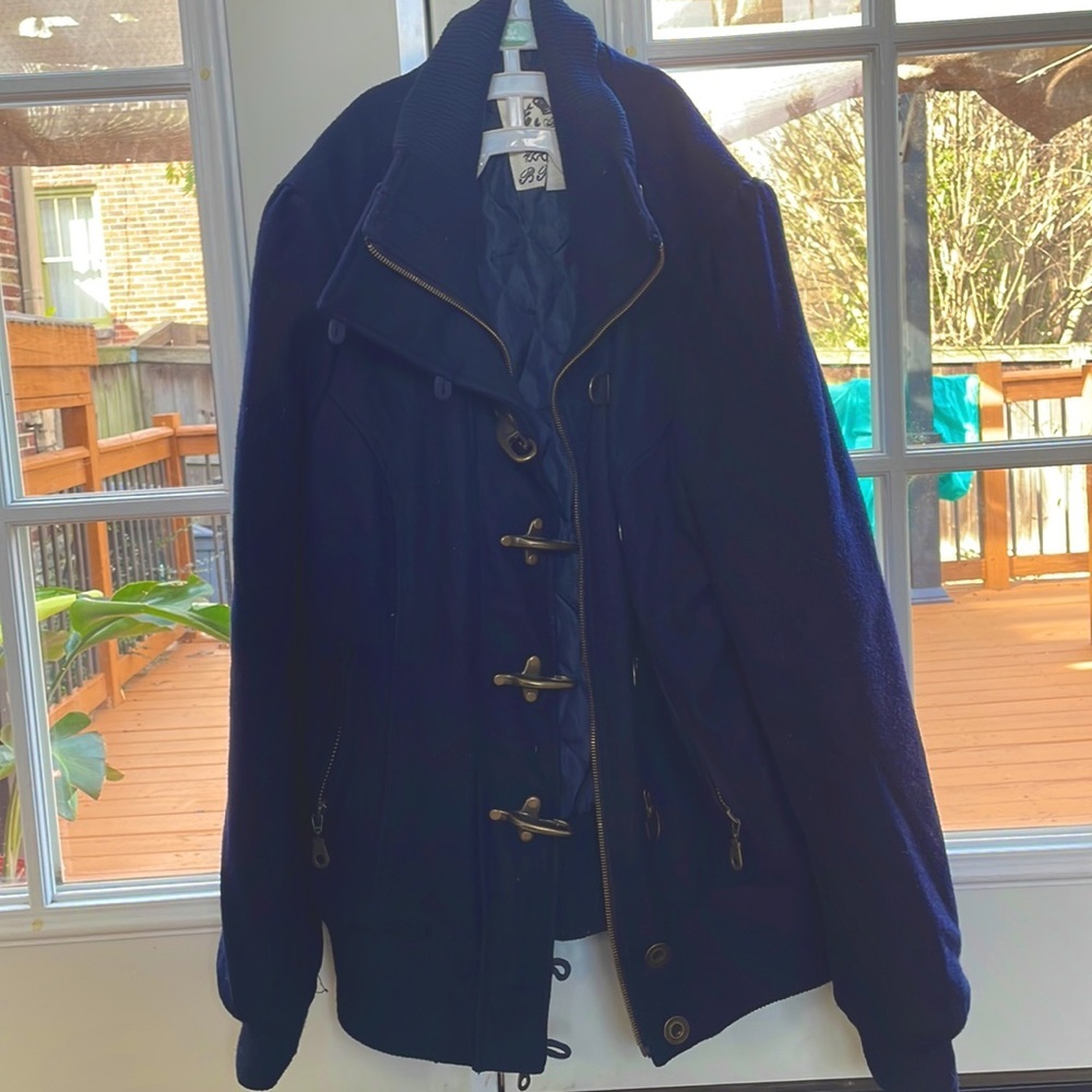 BB Dakota‎ Navy Quilted / Insulated Jacket - Good Used Condition